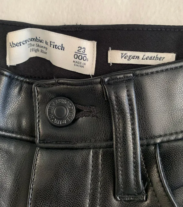 Abercrombie Vegan Leather Pant - Image 3
