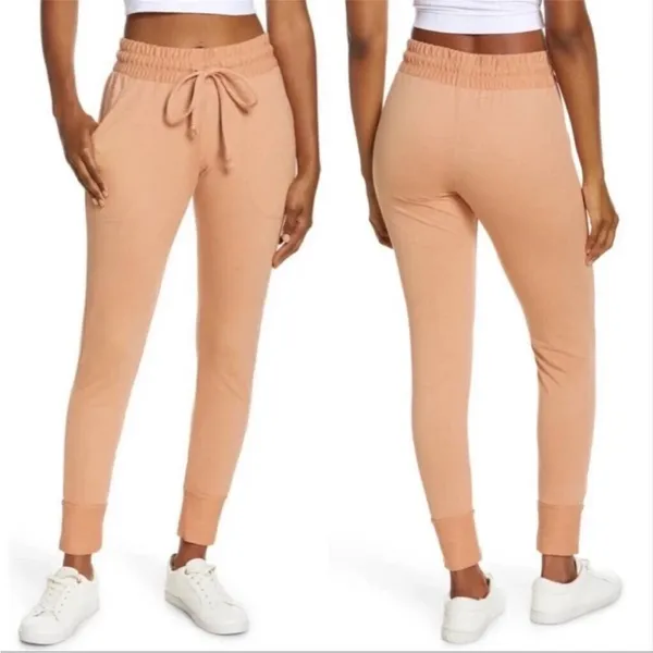 Free People Movement Sunny Skinny Sweatpants‎ Sunbaked Sz L - Image 2
