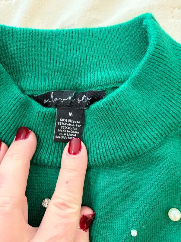 Green sweater  - Image 2