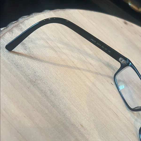 Prada Classic Black Rectangular Eyeglasses VPR 07E 2AJ-1O1 140/BP5167754 - Image 3