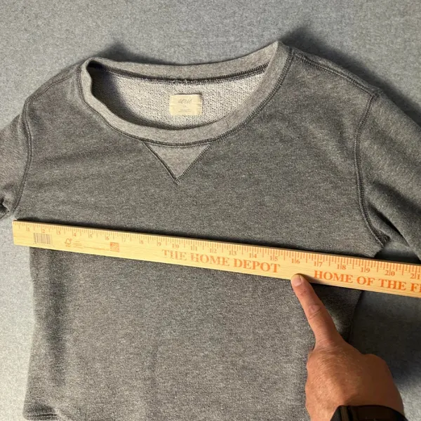 Aerie gray cropped sweatshirt size - Image 3