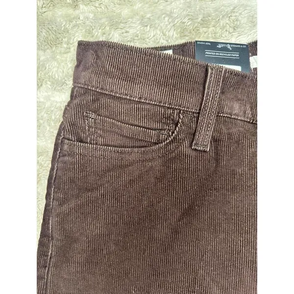 Levi's vintage-inspired button-fly Wedgie Straight corduroy pants Size 28x28 - Image 3