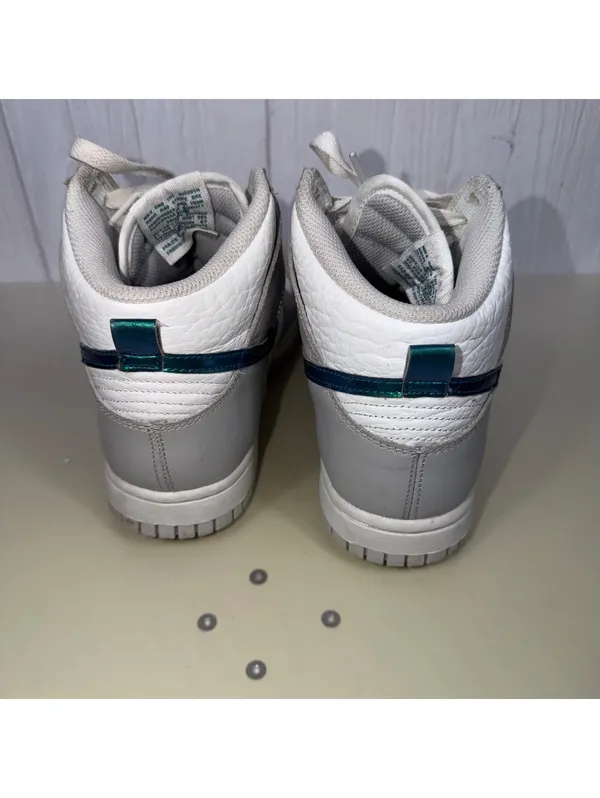 Nike Dunk High Rebel White Grey Teal Women’s 7 - Image 8
