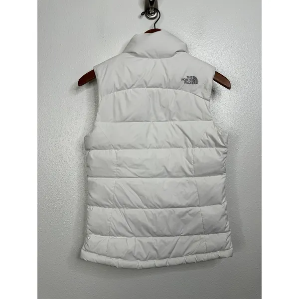 The North Face White Goose Down Puffer‎ Vest Size Xsmall - Image 2