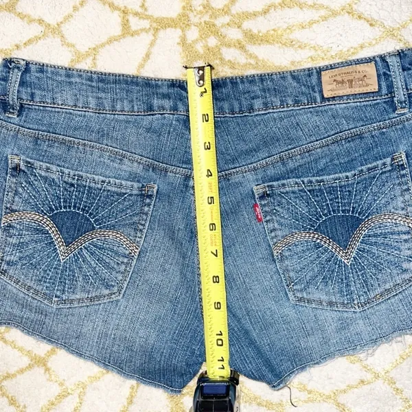 Levi's Cutoff Denim Shorts - Image 4
