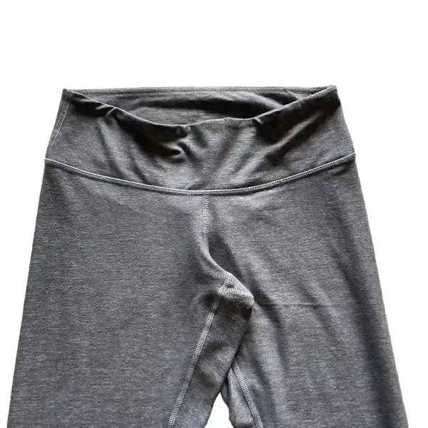 Lululemon Gray Skinny Womens Athletic Leggings Soft Sz 4 - Image 2