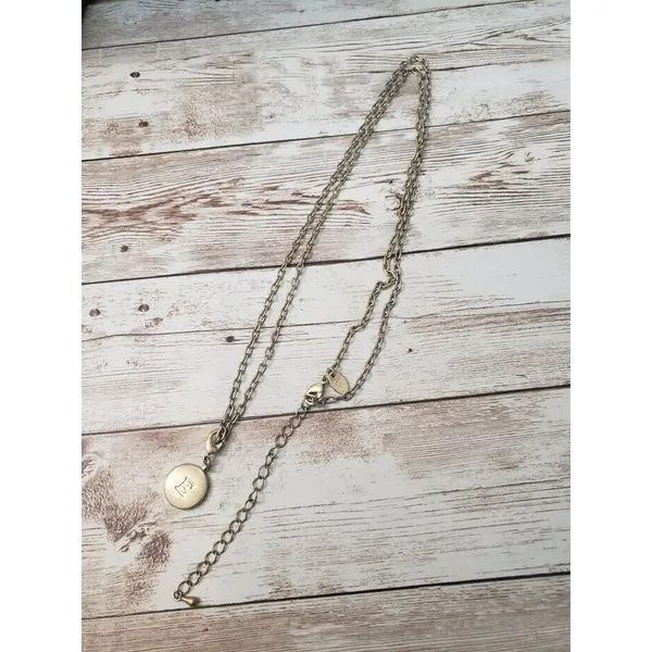 Lia Sophia Necklace with E Initial - Image 4