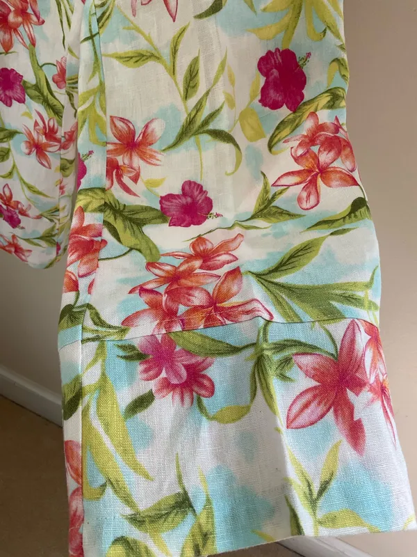 Dandy Worldwide Linen tropical capri pants Hawaiian pockets - Image 4