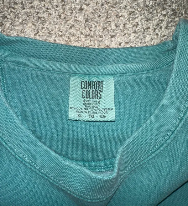 Comfort Colors Kansas KU  Crewneck - Image 2