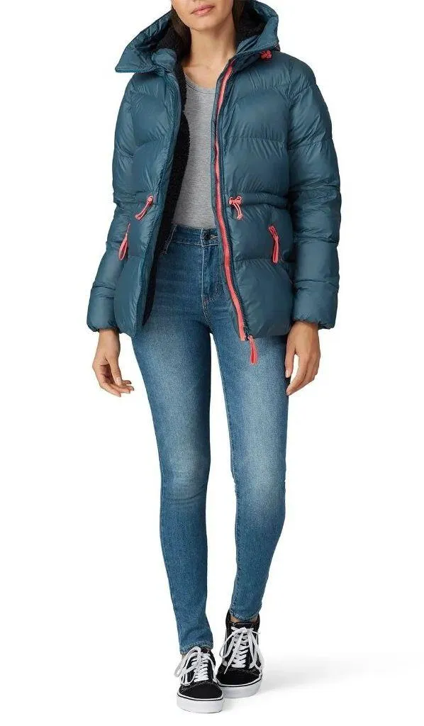 Hunter Original A Line Puffer Jacket Blue Womens Size Medium - Image 6