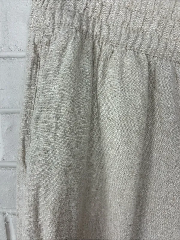 Old Navy Linen Wide Leg Pants Size L - Image 5