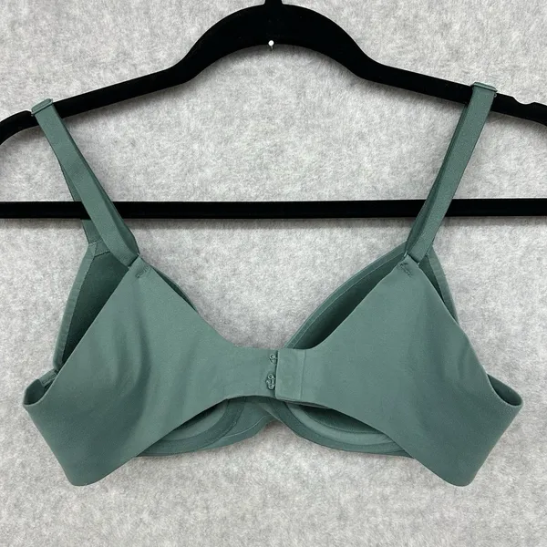 Aerie Real Free Full Coverage Bra 34B Sage Green Underwire - Image 5