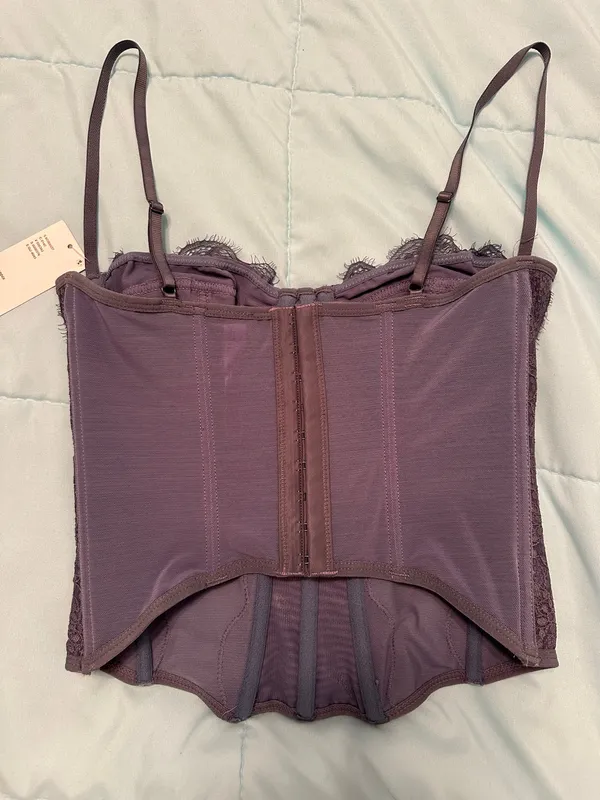 Urban Outfitters Purple Corset Top - Image 2