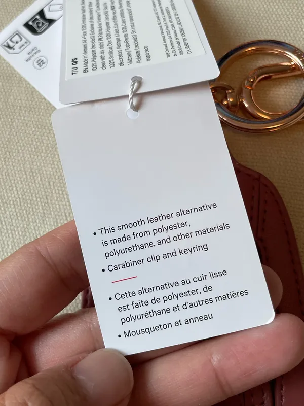 Lululemon Define Jacket Keychain - Dusk/Rose Gold - Image 10