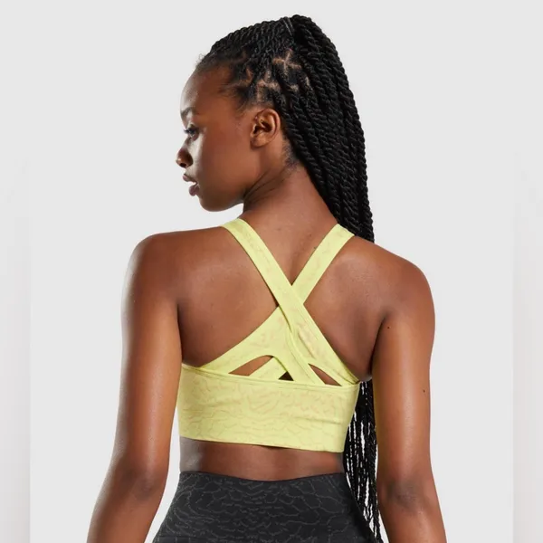 Gymshark Size S Neon Adapt Animal Seamless Sports Bra - Image 2