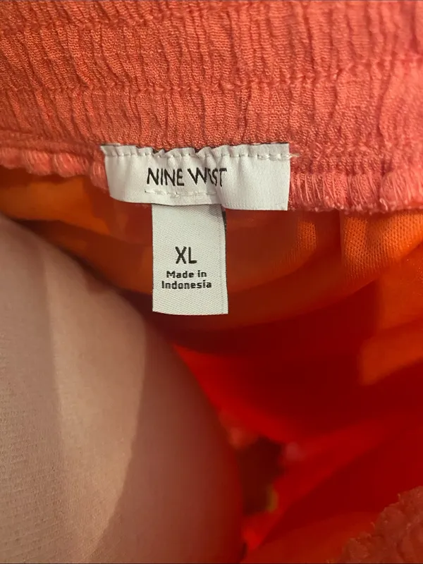 Nine West Coral Tiered Maxi Skirt - Image 3