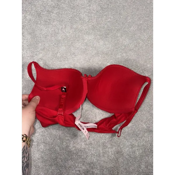victoria‎ secret bra red push up nwt lace 34DD - Image 7