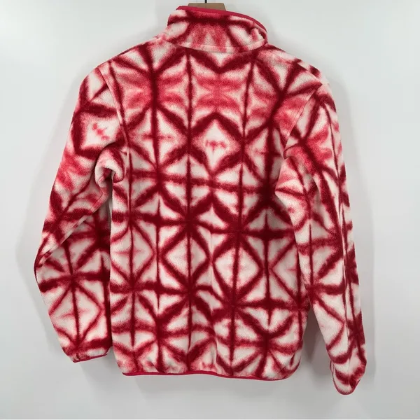 Patagonia Synchilla Tie Die Snap Pullover Pink Diamond - Image 10