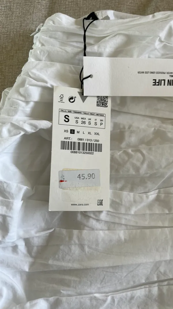 Zara white skirt - Image 3