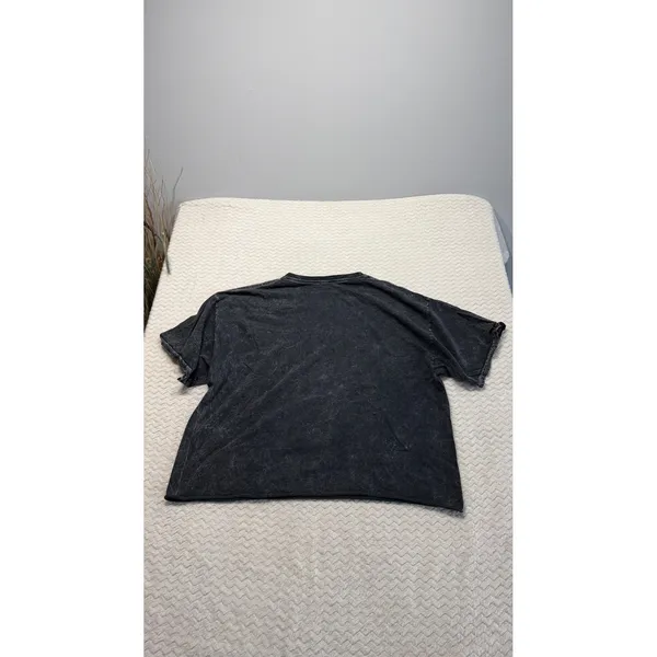 Friends TV Series Ross Monica Geller Graphic T-Shirt XL Charcoal Mineral Wash - Image 2