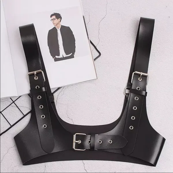 Black Harness Suspender Buckle Bondage New - Image 10