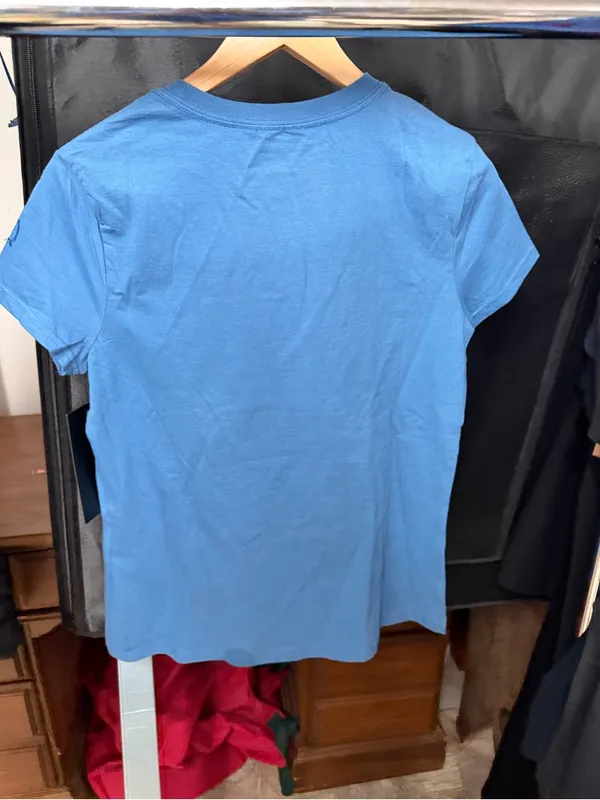 NWT Harley-Davidson Light Blue Tee with Stars & Stripes Number 1 size small - Image 4