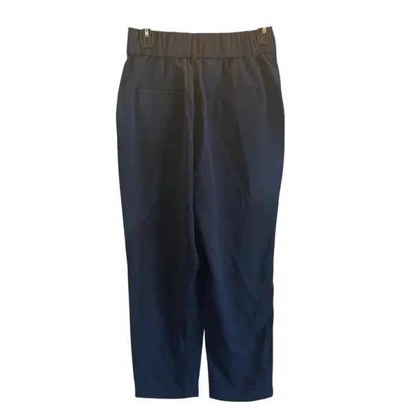 Halara navy blue stretch elastic waist work pants XS Petite comfy classic - Image 3