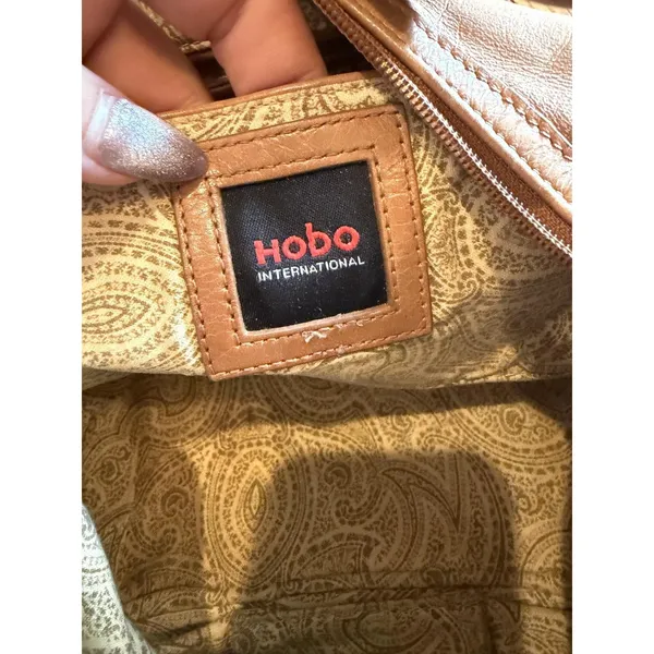 Hobo International Hobo Bag Womens Sm Brown Leather Top Zip - Image 8