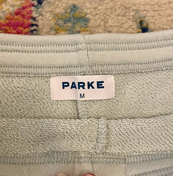 PARKE sweat shorts in “something blue” - Image 2