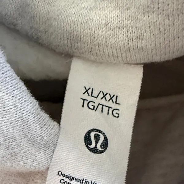 lululemon Funnel Neck Half-Zip Scuba Cowl Neck Long Sweater XL/XXL *flawed - Image 8