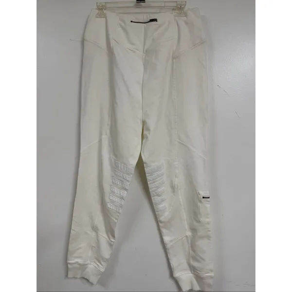 Free People Movement Windy River Legging / Jogger Reflective Ivory White M C1 - Image 5