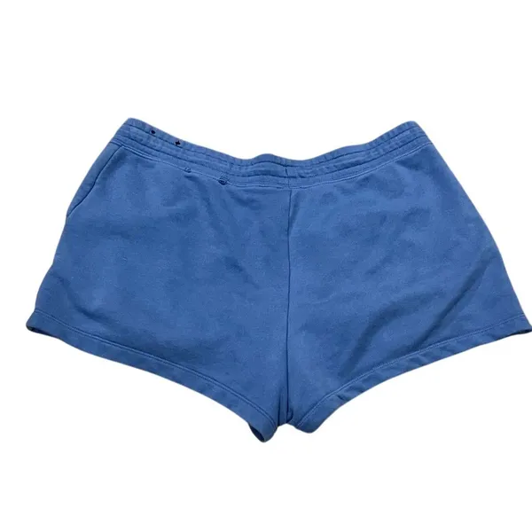Nike Women's Club Fleece Shorts Blue Size M Casual High-Waisted - Image 3