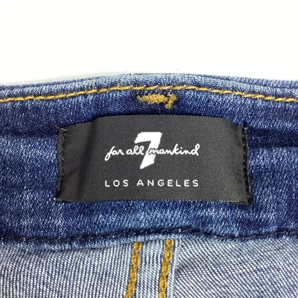 7 For All Mankind Skinny Jeans Size 27 Medium Wash New with Tag - Image 4
