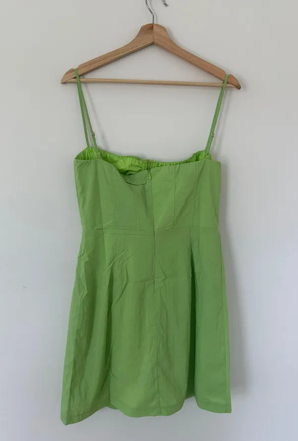 Princess Polly Alano Mini Dress Green - Image 11