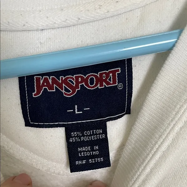 Jansport White University of Missouri Sweatshirt - Image 2