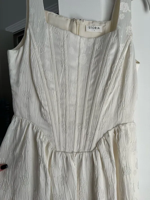 Hello Molly White Mini Dress - Image 3