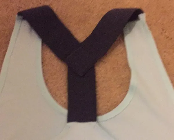 Baby blue workout top. Size XL - Image 5