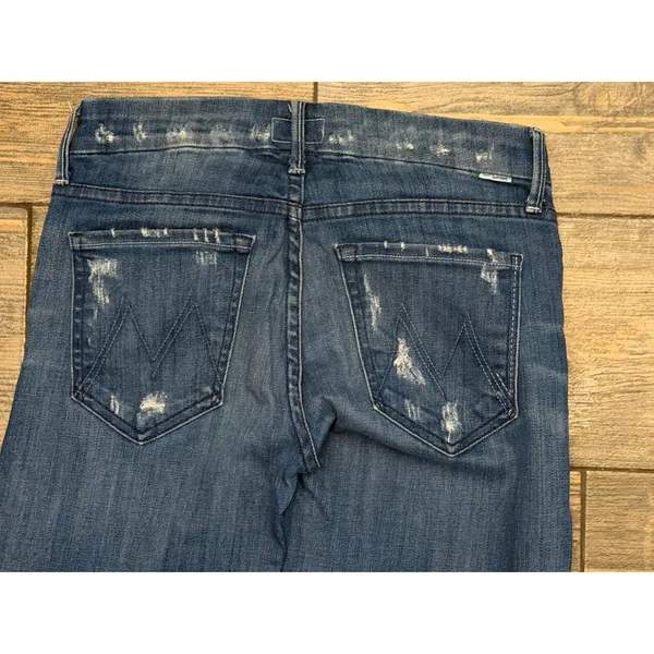 Mother The Looker Hillbilly Heart Skinny Jeans Low Rise Fray Hem‎ USA Size 26 - Image 10