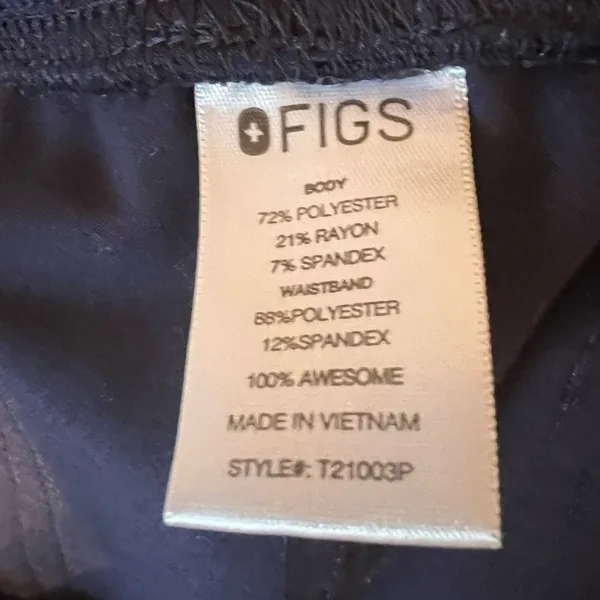 FIGS “Livingston” navy scrub pants Size XXL Petite - Image 6