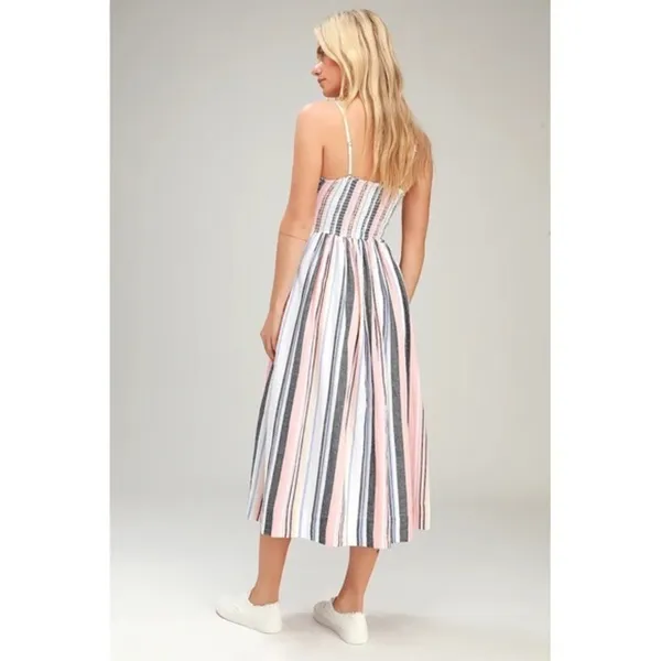 Free People Lilah Striped Dress,‎ - Image 4