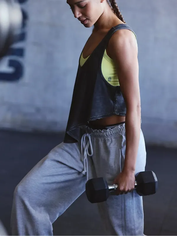 NWT Medium FP Movement Black On Track Tank - Image 4