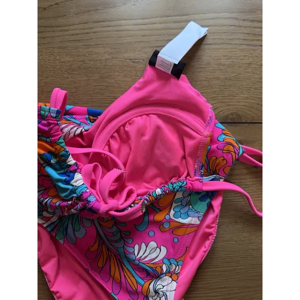 Kate Spade New York Swimsuit 1 Piece Tie Front Sz Small Beach Vacation‎ Hawaiian - Image 11