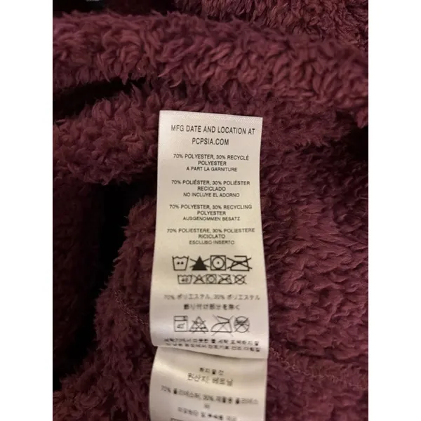 Patagonia Los Gatos 1/4 Zip‎ Fleece Pullover Burgundy XS STY25235FA19 - Image 6