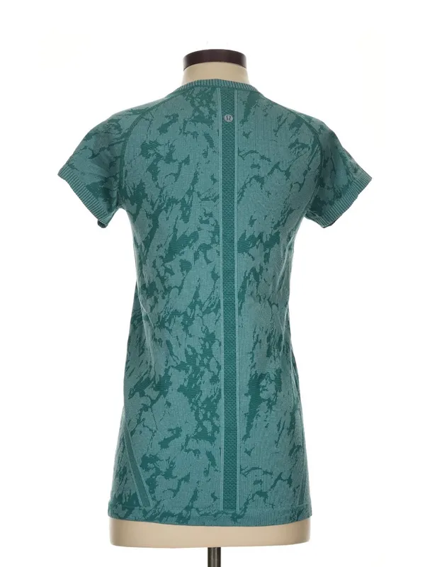 Lululemon Swiftly Tech Short Sleeve Crew Heathered Forage Teal - Image 3