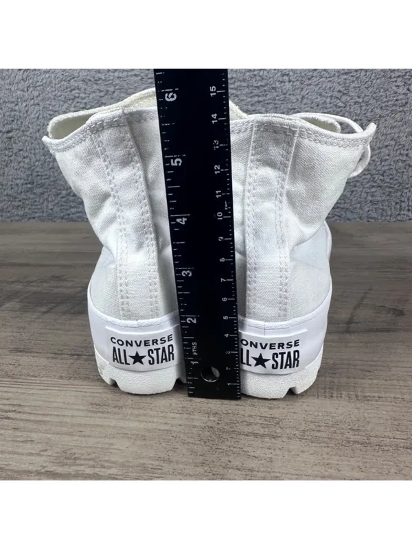 Converse Chuck Taylor All Star Lugged Women’s High Top Sneakers White Size 5.5 U - Image 4