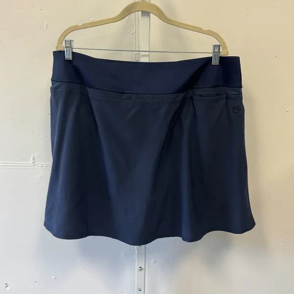Puma Enjoy Golf Skort Navy Blue‎ Athletic Skirt Women's XXL 533011-03 - Image 2