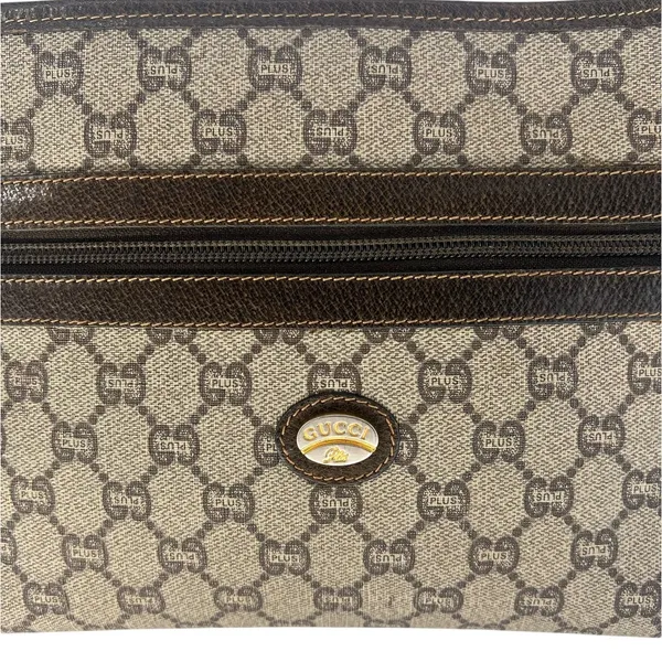 Gucci Plus‎ Monogram Top Zip Pouch Clutch - Image 3