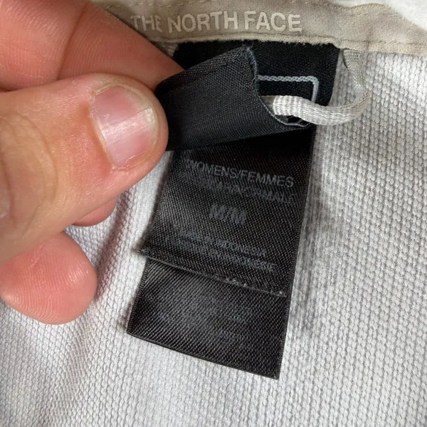 The North Face Flight Series Womens Jacket White Grey Zip Windbreaker Medium - Image 4