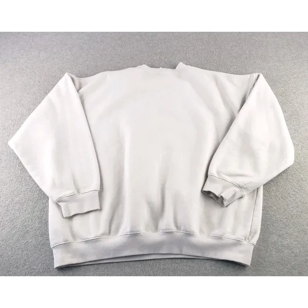 Vintage Mickey Mouse Embroidered Crewneck Sweatshirt Sz XL White Disney Catalog - Image 10
