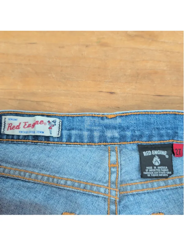 Red Engine USA Made Flared Jeans 27" - Image 2